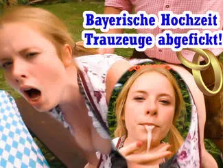 Bei bayerischer Hochzeit Quickie mit Trauzeuge